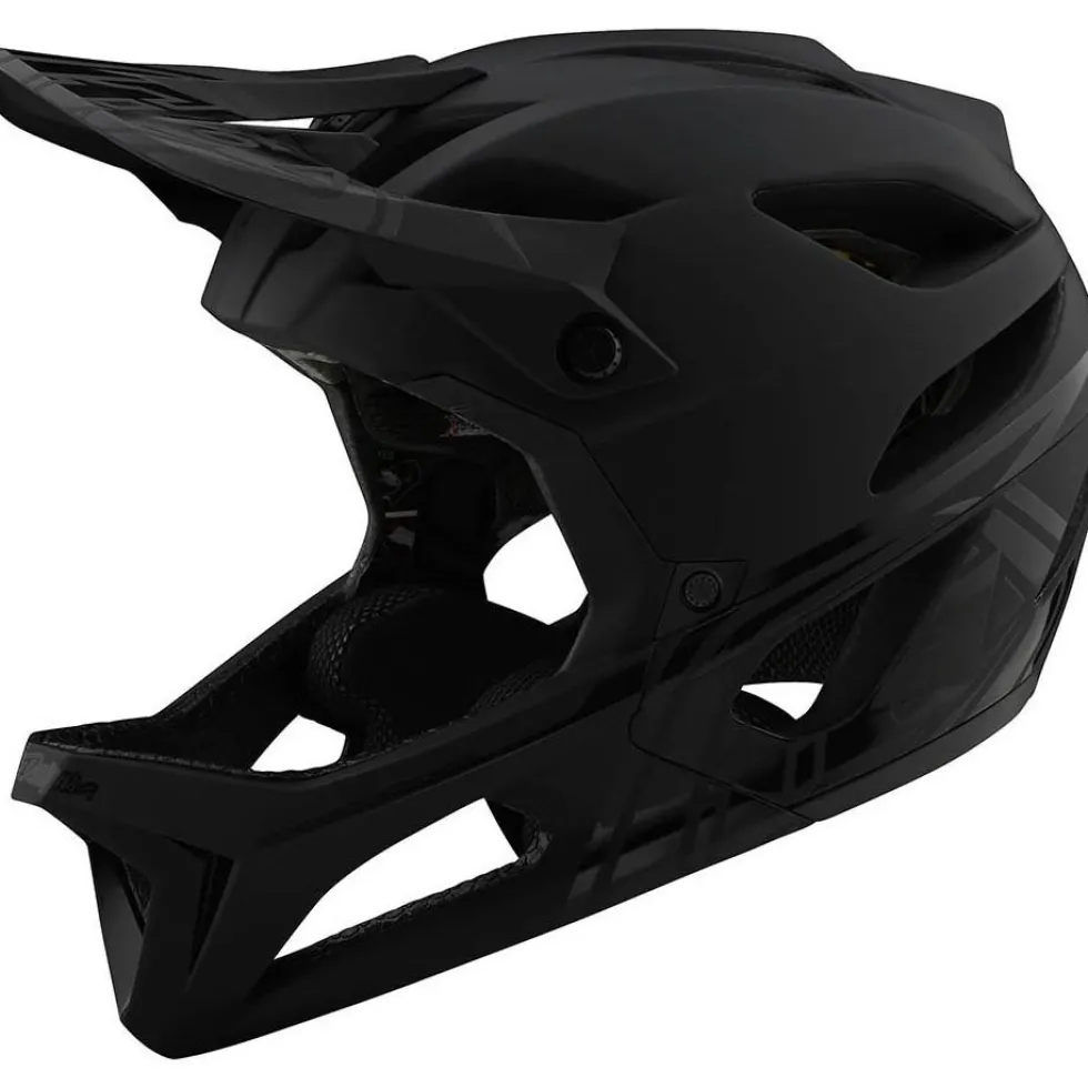 Troy Lee Designs Stage MIPS Helm - Stealth Midnight