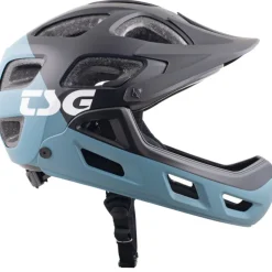 TSG Seek FR Graphic Design Helm - flow black-blue