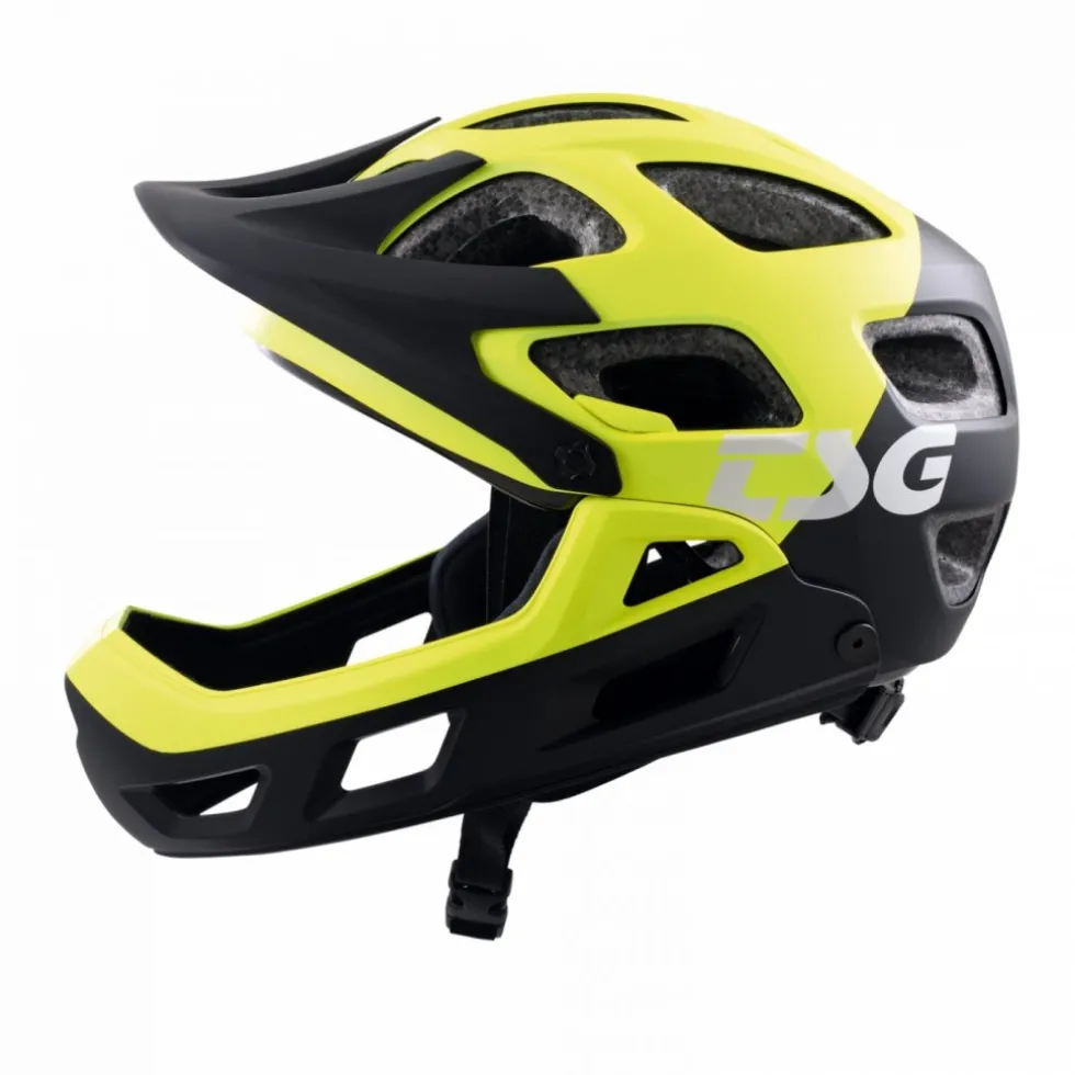 TSG Seek FR Graphic Design Kinderhelm - flow black-yellow