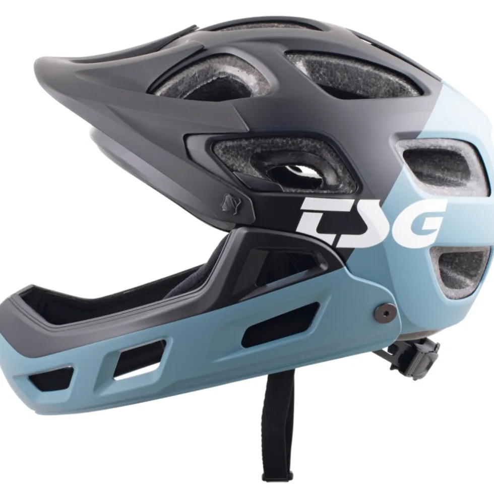 TSG Seek FR Graphic Design Kinderhelm - flow black-blue
