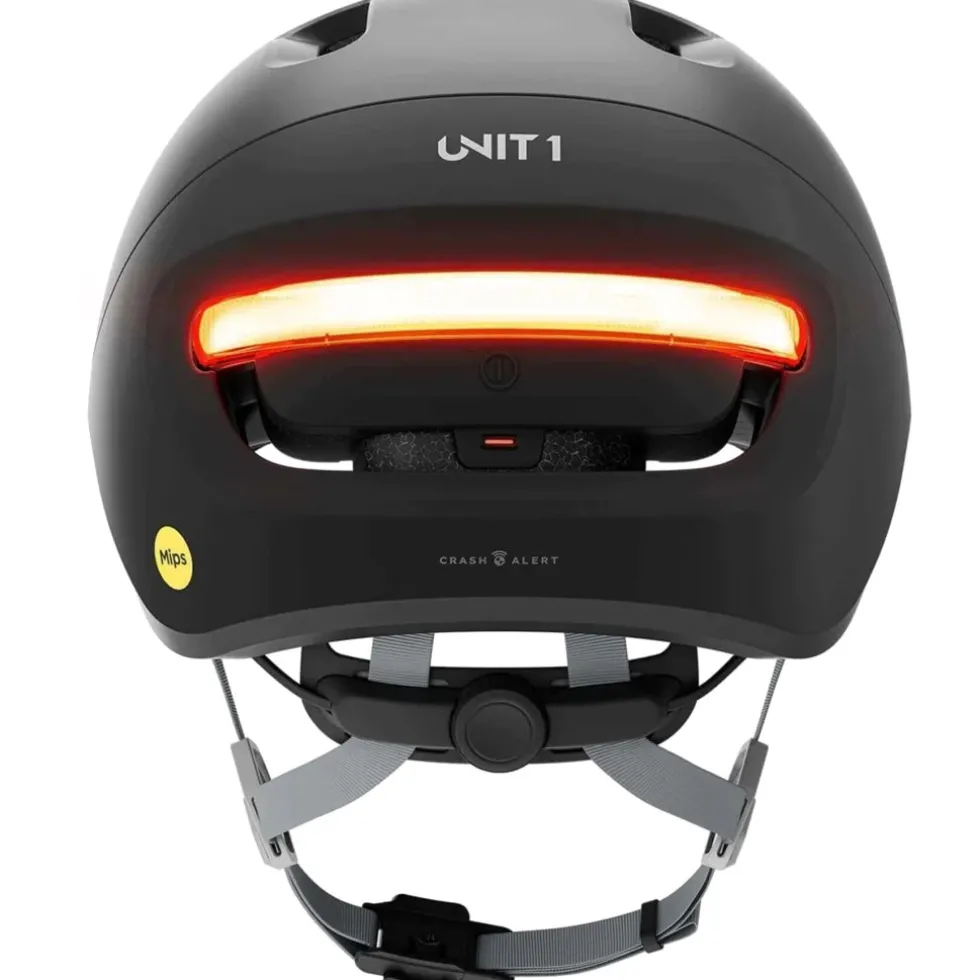 UNIT 1 NEON Mips Slimme helm - Charcoal/Black