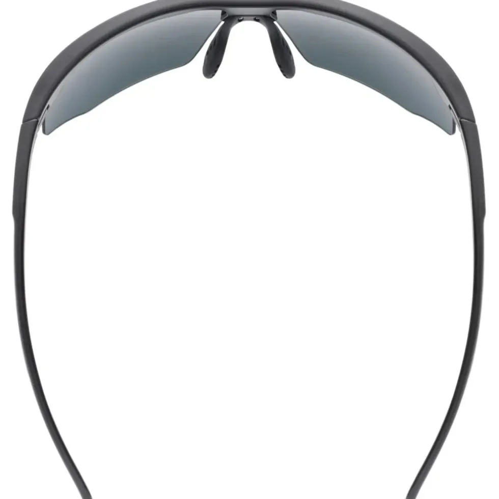 Uvex aerios Bril - black matt/smoke