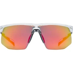 Uvex aerios Bril - clear/mirror red