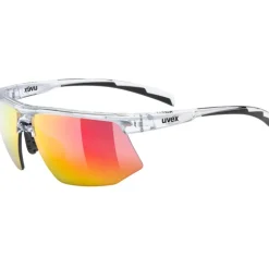 Uvex aerios Bril - clear/mirror red