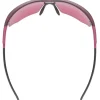 Uvex aerios Bril - cranberry matt/mirror rose