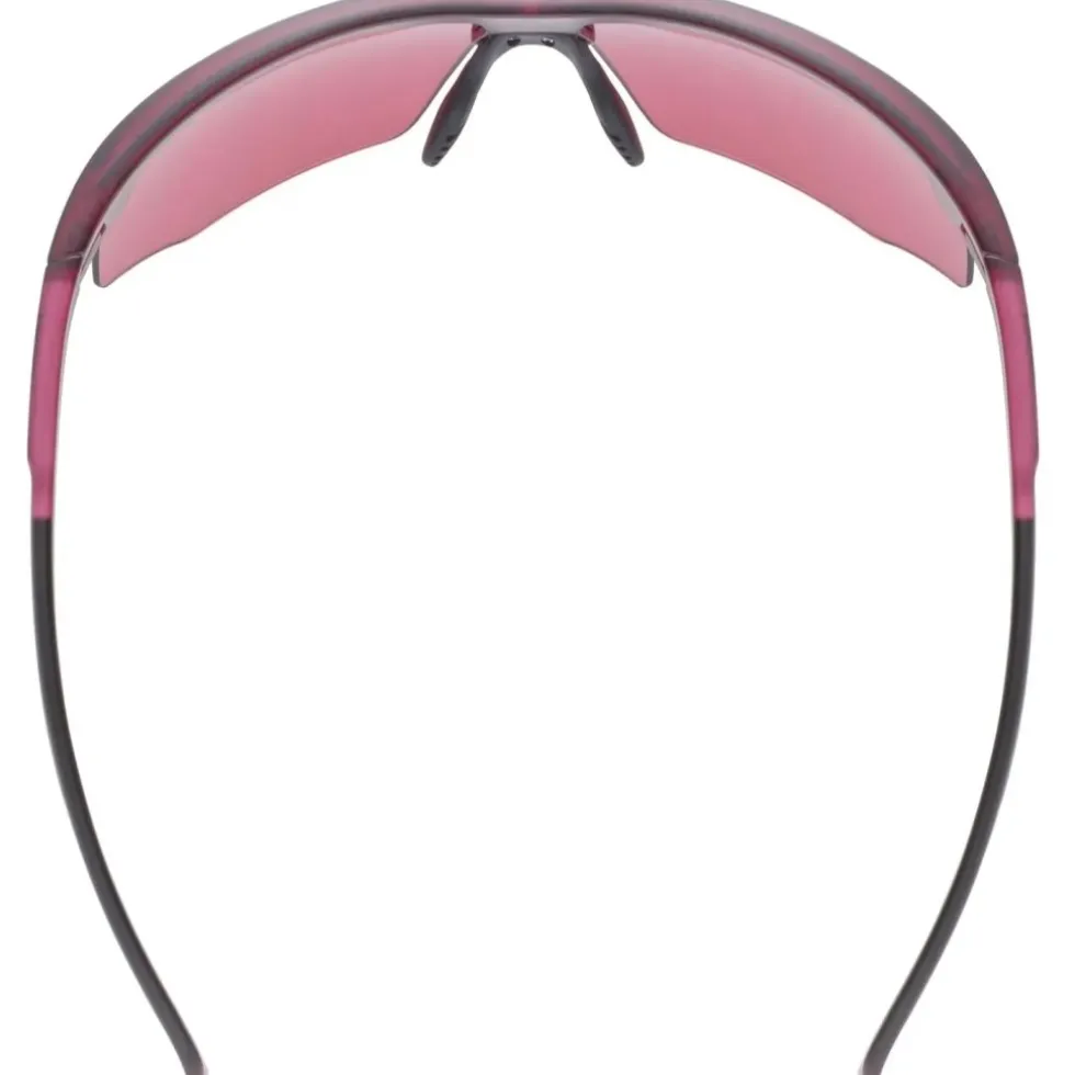 Uvex aerios Bril - cranberry matt/mirror rose