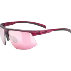 Uvex aerios Bril - cranberry matt/mirror rose
