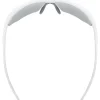 Uvex aerios Bril - white matt/mirror silver