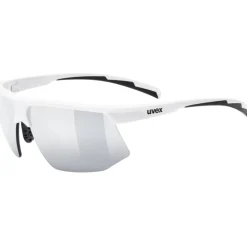 Uvex aerios Bril - white matt/mirror silver