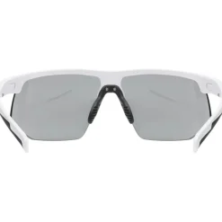 Uvex aerios Bril - white matt/mirror silver