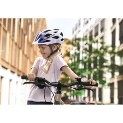 Uvex air wing 2 cc Fietshelm Kinder - dusk-bubble blue matt