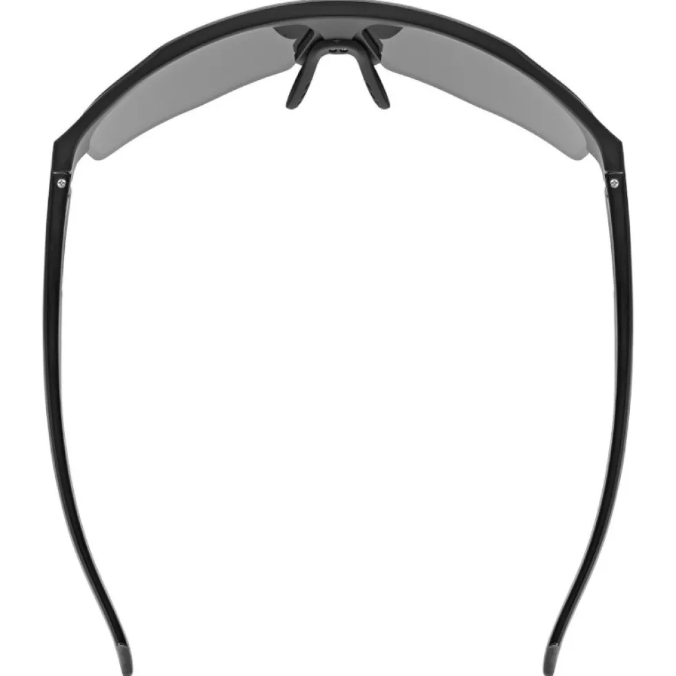Uvex axos set Bril - black matt/mirror silver + clear