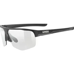 Uvex axos set Bril - black matt/mirror silver + clear