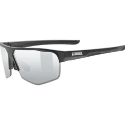 Uvex axos set Bril - black matt/mirror silver + clear