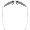 Uvex axos set Bril - white matt/mirror purple + clear