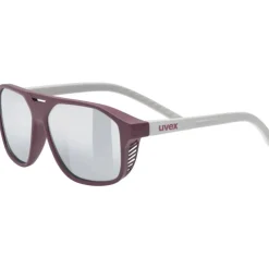 Uvex Cosmic Zonnebril Kinder - cranberry-grey matt/mirror silver