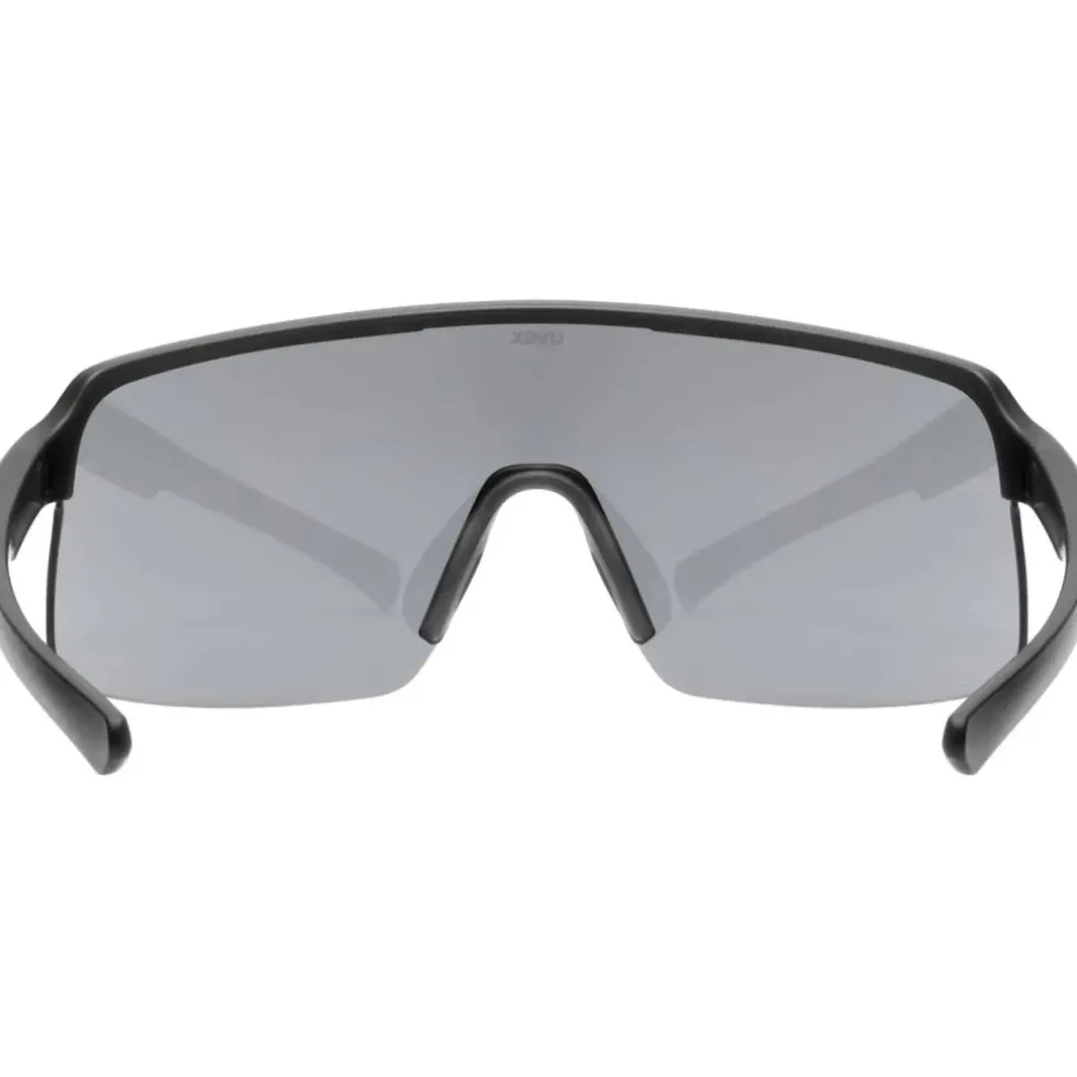 Uvex Dyrt Fietsbril - black matt/mirror silver