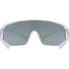 Uvex Dyrt Fietsbril - clear purple/mirror red