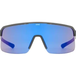 Uvex Dyrt Fietsbril - smoke matt/mirror blue