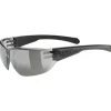 Uvex equate Bril - black matt/smoke