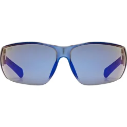 Uvex equate Bril - black-blue matt/mirror blue