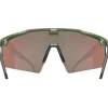 Uvex Flowline Fietsbril - olive matt/mirror gold