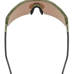 Uvex Flowline Fietsbril - olive matt/mirror gold