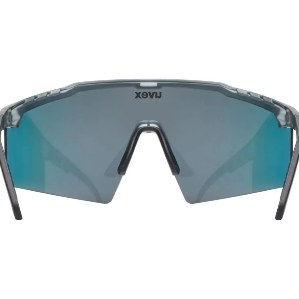 Uvex Flowline Fietsbril - smoke matt/mirror red
