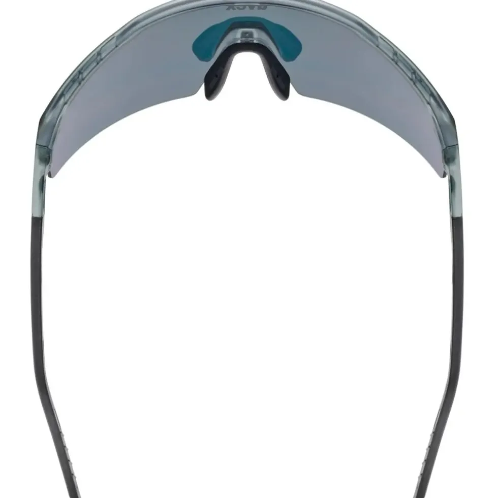 Uvex Flowline Fietsbril - smoke matt/mirror red