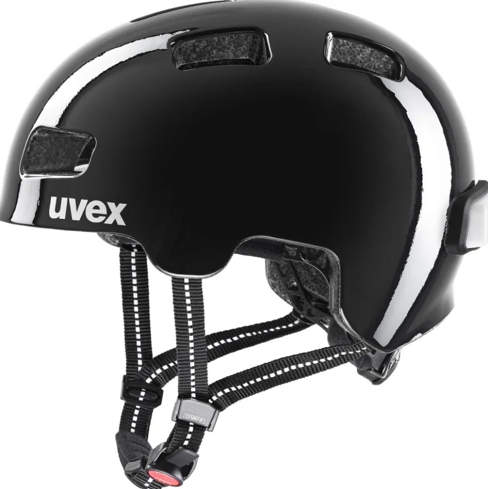 Uvex hlmt 4 reflexx Kinder-Fietshelm - zwart