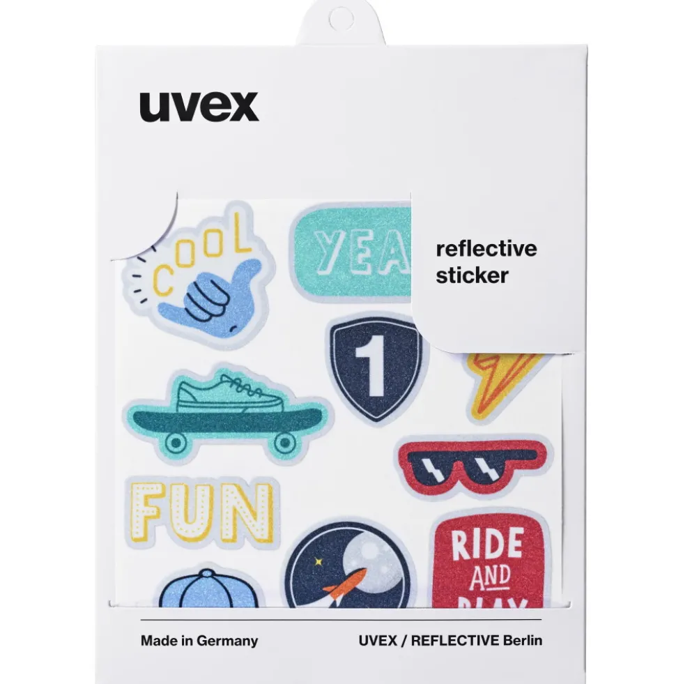 Uvex hlmt 4 reflexx Kinder-Fietshelm - zwart