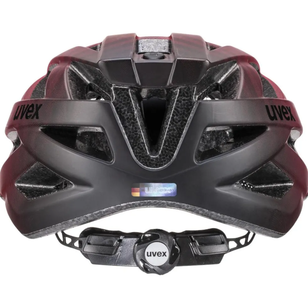 Uvex i-vo cc Helm - rood-zwart mat