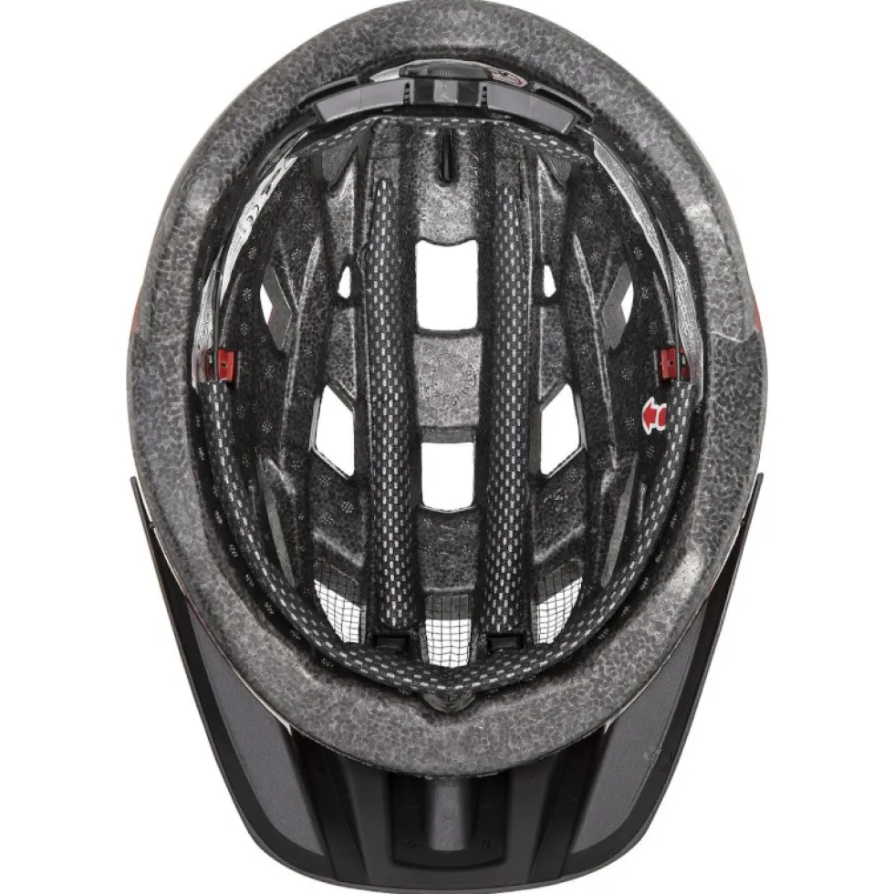 Uvex i-vo cc Helm - rood-zwart mat