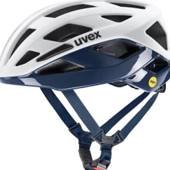 Uvex i-volute MIPS Fietshelm - white-dusk blue matt
