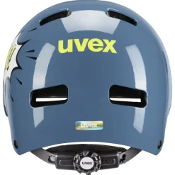 Uvex kid 3 Kinder-Fietshelm - stone blue pow
