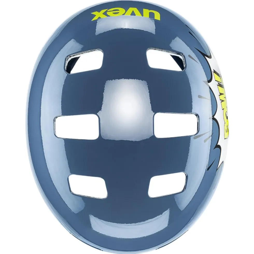 Uvex kid 3 Kinder-Fietshelm - stone blue pow