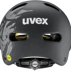 Uvex kid 4 style MIPS Kinder-fietshelm - dirt black matt