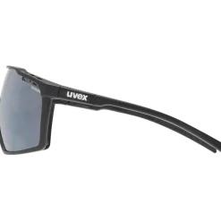 Uvex mtn perform Bril - black matt/supravision mirror silver