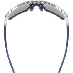 Uvex mtn perform Bril - clear-met purplet/supravision mirror silver