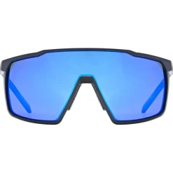 Uvex mtn perform small Bril - black matt/mirror blue