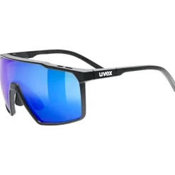 Uvex mtn perform small Bril - black matt/mirror blue