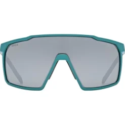 Uvex mtn perform small Bril - teal matt/mirror silver