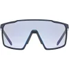 Uvex mtn perform small V Bril - black matt/litemirror blue variomatic
