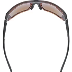 Uvex mtn venture CV Bril - black demi matt/mirror blue colorvision