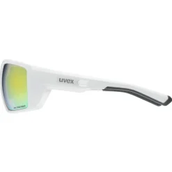 Uvex mtn venture CV Bril - white matt/mirror yellow colorvision