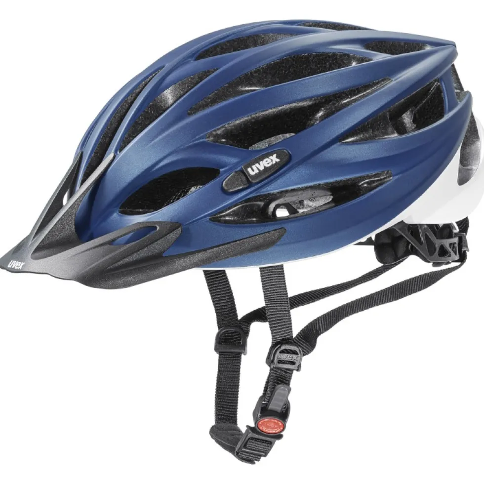 Uvex oversize Helm - blauw-wit mat