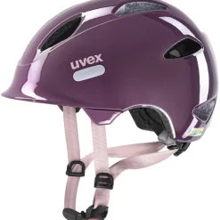 Uvex oyo Kinder-Fietshelm - plum-dust rose