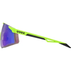 Uvex pace perform CV Bril - yellow matt/mirror blue colorvision