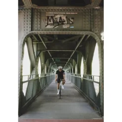 Uvex pace stage Fietsbril - white matt/mirror silver