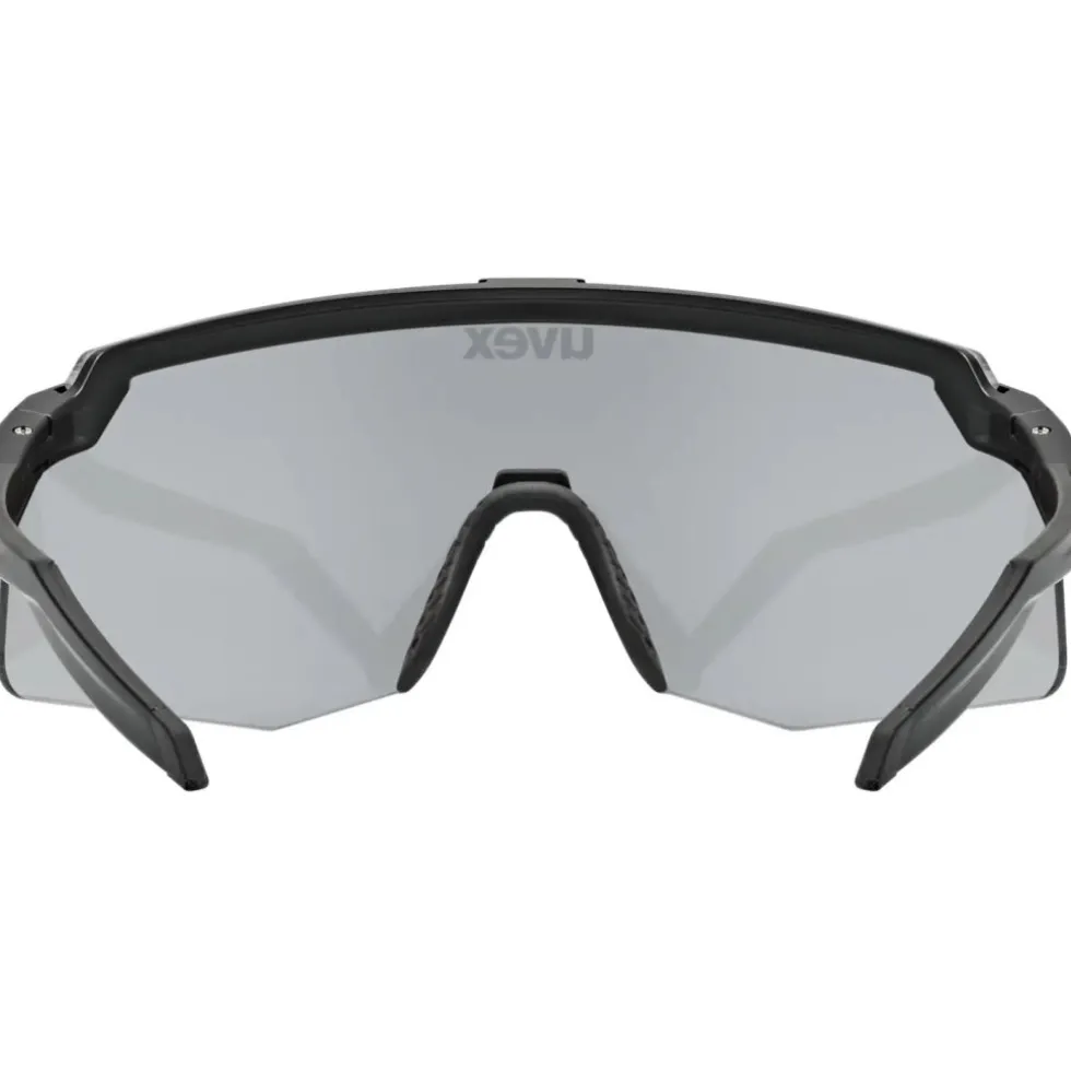 Uvex pace stage s Fietsbril - black matt/mirror silver
